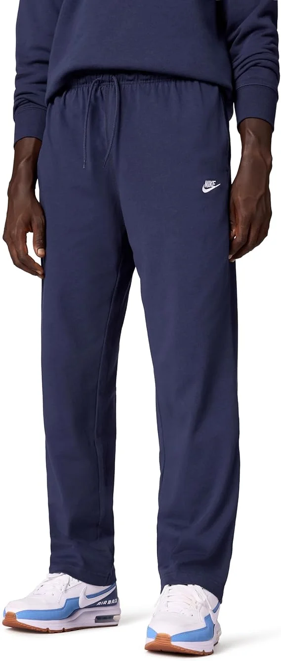 Nike Men's Sportswear Club Knit Open-Hem Pants